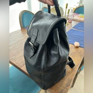 Vintage Coach Leather Backpack